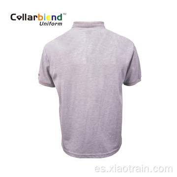 Camiseta blanca en blanco cómoda del polo de la nueva moda